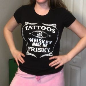 5/$20 NWT! Tattoos& Whiskey Tee
